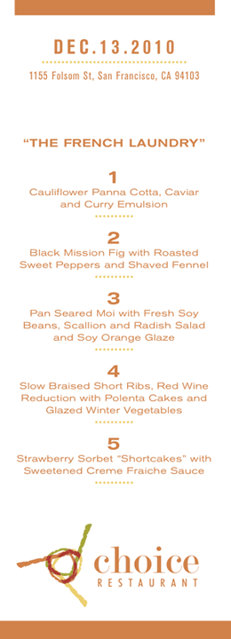 Choice Menu
